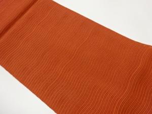 絽綴れよろけ横段模様織出し名古屋帯